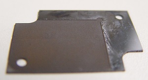 Flächenabtrag und Konturenschnitt bei Silizium