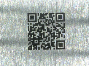 A data matrix created with the laser is razor-sharp and can be easily converted with any suitable reading device.
