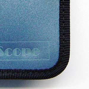 With coated textiles, the layer is removed and the shine on the surface is removed. The color of the marking depends on the nature of the material.